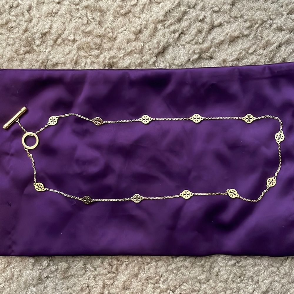 Tory Burch necklace gold